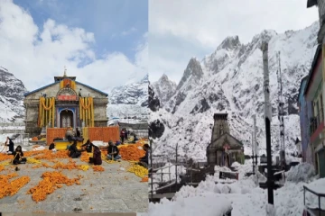 கேதார்நாத்தில் கடுமையான பனிப்பொழிவு; மக்களின் இயல்பு வாழ்க்கை பாதிப்பு!