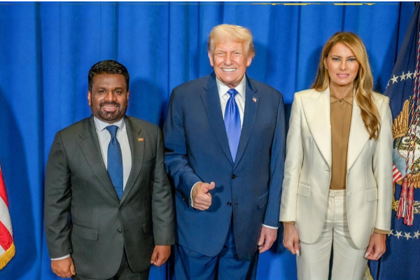 කොහොමද ගැම්ම ට්‍රම්ප් එක්ක කරට කර ඉන්න ජනපති අනුර | Anura Kumara Meets Trump At Un Summit