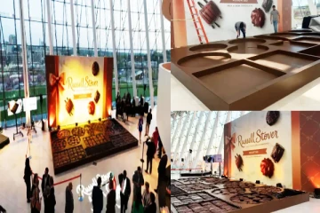 உலகின் மிகப்பெரிய சொக்லைட் பெட்டிக்கு கின்னஸ் சாதனை விருது(Video)