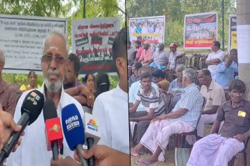 வலி.வடக்கு காணி விடுவிப்பு போராட்டம்! வடக்கு மாகாண அவைத்தலைவர் சீ.வி.கே. சிவஞானம் பங்கேற்பு