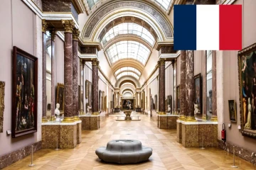 பிரான்சில் தற்காலிகமாக மூடப்பட்ட லூவ்ரே அருங்காட்சியகம்