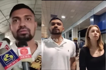 ධනුෂ්ක ලංකාවට ඇවිත් සිය පෙම්වතිය ගැන පළමු වරට මාධ්‍යයට හෙළි කළ දේ මෙන්න.(VIDEO)