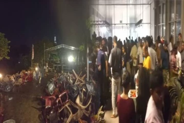 யாழில் நிறுத்தப்பட்ட இசை நிகழ்ச்சி! ; சோகத்துடன் வெளியேறிய பாடகர்கள்!