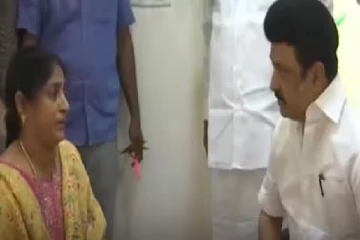 ஆம்ஸ்ட்ராங் இல்லத்துக்கு நேரில் சென்ற முதல்வர் ஸ்டாலின் - கண்ணீர் விட்ட ஆம்ஸ்ட்ராங் மனைவி