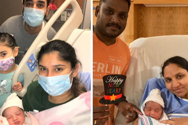 கனடாவில் தமிழ் தம்பதிக்கு புத்தாண்டில் கிடைத்த பெரும் மகிழ்ச்சி! (Photos) | A Tamil Couple In Canada Got A Lot Of Joynew Year