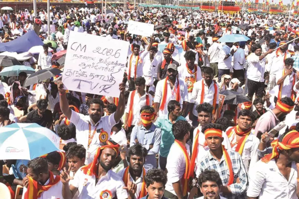 த.வெ.க. தொண்டர்களால் அதிர்ந்த மதுரை - உச்சக்கட்ட பரபரப்பில் மாநாட்டு திடல் | Tvks Second State Conference