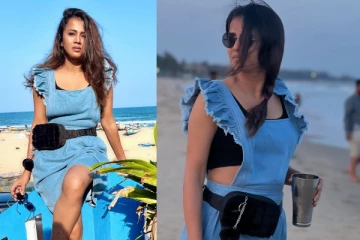 VJ அஞ்சனா கடற்கரையில் அசத்தலான போட்டோஷூட்