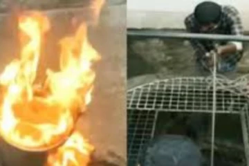 பற்றி எரியும் கிணற்று நீர்: காரணம் இதுதானா?