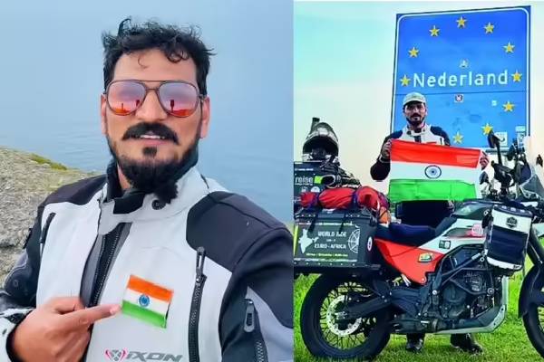 உலகம் சுற்ற மோட்டார் சைக்கிளில் புறப்பட்ட இளைஞர்: பிரித்தானியாவில் கிடைத்த அதிர்ச்சி | Indian Bike Racer Yogesh Alekari Bike Theft In Uk