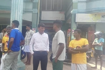 யாழில் தியாக தீபத்தின் ஊர்திக்கு முன் வெடி கொளுத்திய இளைஞன் கைது