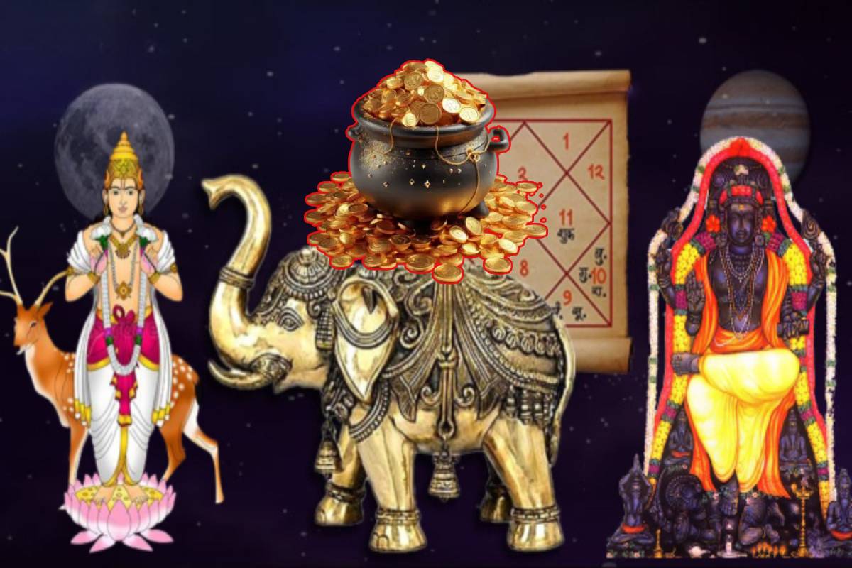 கடக ராசியில் சந்திரன்–குரு இணைவு: இந்த 3 ராசிகளின் வாழ்க்கையை மாற்றும் கஜகேசரி ராஜயோகம்! | Gajakesari Rajayoga Forms On July 14 Who Get Luck
