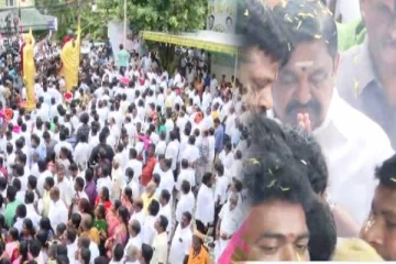 அதிமுக தலைமை அலுவலகம் சென்றார் இடைக்கால பொதுச்செயலாளர் எடப்பாடி பழனிசாமி