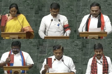 வாழ்க உதயநிதி ஸ்டாலின்! தமிழக எம்பிக்கள் பதவியேற்கும் போது முழக்கம்