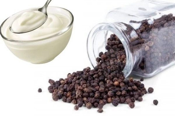 yogurt and pepper