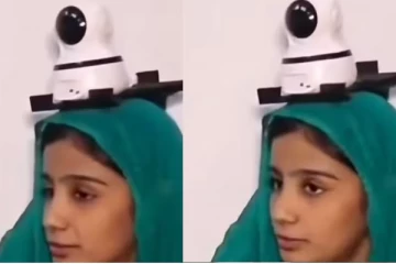 மகளின் தலையில் கேமரா பொருத்திய தந்தை - மகள் சொன்ன காரணம்