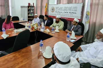 ஜூலி சங், அகில இலங்கை ஜம்இய்யத்துல் உலமா பிரதிநிதிகளுக்கிடையில் சந்திப்பு