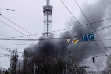 உக்ரைன் தலைநகர் கீவ் தொலைக்காட்சி கோபுரம் மீது ரஷ்யா எவுகணை தாக்குதல்!