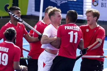 காமன்வெல்த் போட்டியில் பிரித்தானியரின் சட்டையை பிடித்து முரட்டுத்தனமாக..கனேடிய வீரரின் வீடியோ