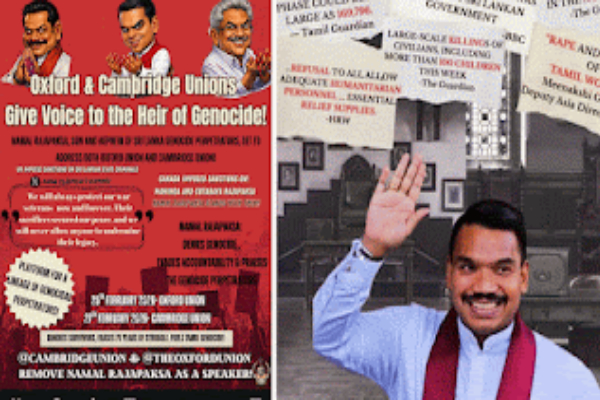 இங்கிலாந்தில் பல்கலைக்கழகங்களில் உரையாற்றவுள்ள நாமல் :பிரிட்டன் தமிழ் மாணவர் அமைப்பு கடும் எதிர்ப்பு | Namal Address Oxford Britain Diaspora Protests