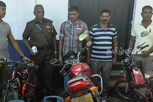 மட்டக்களப்பில் திருட்டு சம்பவங்களுடன் தொடர்புடைய மூவர் கைது(Photos) | Three Arrested Connection Incidents In Batticaloa