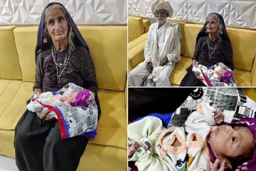 அழகான ஆண் குழந்தையை பெற்றெடுத்த 70 வயது மூதாட்டி - குவியும் பாராட்டு