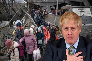 உக்ரைனுக்கு மனிதாபிமான உதவிகளை வழங்குவதற்கான "முயற்சிகளை இரட்டிப்பாக்க" போரிஸ் ஜான்சன் உறுதி