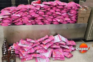 නීති විරෝධී ලෙස මෙරටට ගෙන ආ භාණ්ඩ තොගයක් සමග තිදෙනෙකු අත්අඩංගුවට