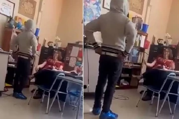 வகுப்பறையில் ஆசிரியரிடம் மாணவன் செய்த மோசமான செயல் - viral video!