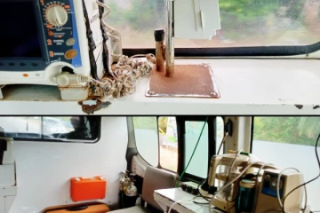 தமிழர் பிரதேசத்தின் நோயாளர் காவு வண்டியின் மோசமான நிலை