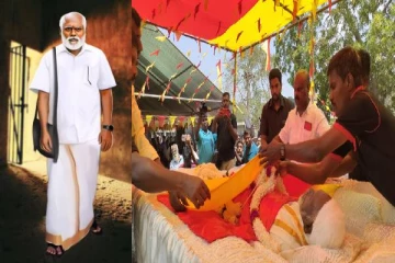 கண்ணீருடன் சாந்தனை வரவேற்ற கிளிநொச்சி