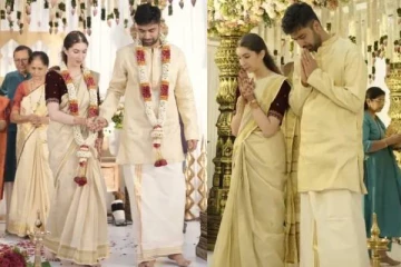 அமெரிக்க பெண்ணை கேரள முறைப்படி கோவையில் திருமணம் செய்த இளைஞர்
