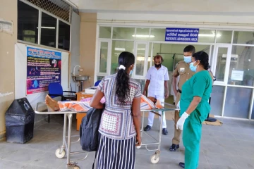 நோயாளியை பார்வையிட வைத்தியசாலைக்கு சென்ற பெண்ணுக்கு நேர்ந்துள்ள கதி