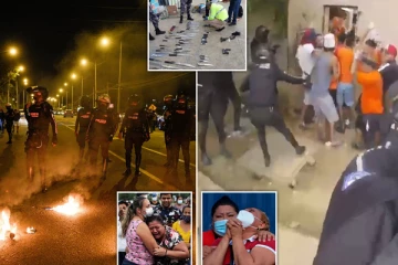 ஈகுவடாரில் சிறைக்குள் கலவரம்! -  116 பேர் பலி