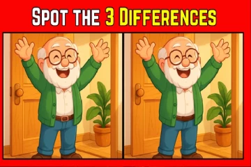 வித்தியாசத்தைக் கண்டறியவும் - முதியவர் படத்தில் உள்ள 3 வேறுபாடுகள் என்ன?