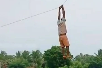 யாழில் 40 அடி உயரத்தில் பறந்த இளைஞன் ; விடுத்த உருக்கமான கோரிக்கை