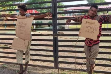 கொழும்பில் நீண்ட நாட்களாக சிக்காமல் இருந்த திருடர்களை பிடித்து கட்டி வைத்த பொதுமக்கள்!