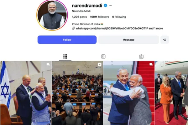 உலக அரசியல் தலைவர்களில் மோடிதான் முதலிடம் - எதில் தெரியுமா? | Modi Become 1St World Leader 100M Insta Followers