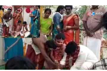 திருநங்கையை மணம்முடித்த சென்னை இளைஞன்… இந்து பாரம்பரிய முறையில் நடந்த திருமணம்!