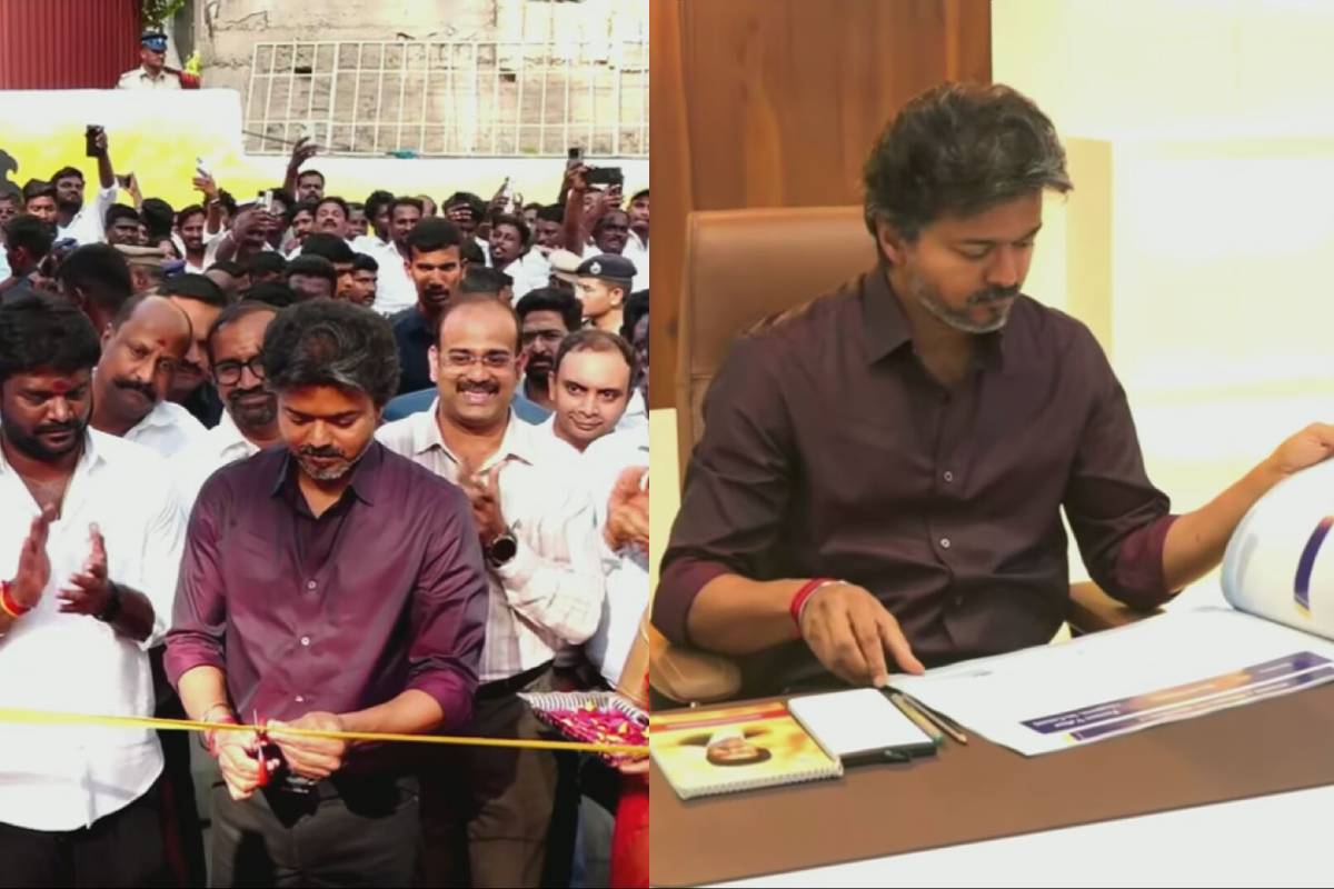 ரேஷன் கடை, பேருந்து பணிமனை - பெரம்பூர் தொகுதியில் முதல்முறையாக முதல்வர் விஜய் ஆய்வு | Cm Vijay Inspection On His Perambur Constituency ரேஷன் கடை, பேருந்து பணிமனை - பெரம்பூர் தொகுதியில் முதல்முறையாக முதல்வர் விஜய் ஆய்வு | Cm Vijay Inspection On His Perambur Constituency