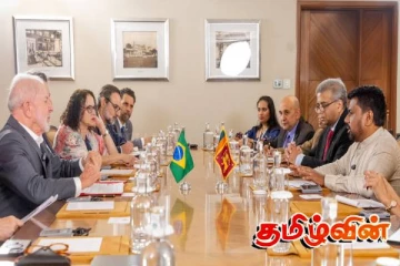 இலங்கை - பிரேசில் ஜனாதிபதிகளிடையில் புதுடில்லியில் இருதரப்புப் பேச்சுவார்த்தை