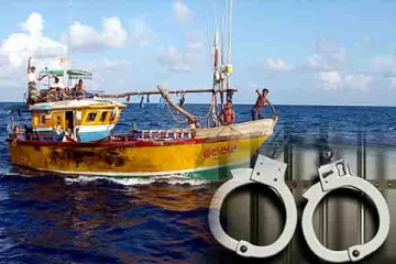 இலங்கை கடற்றொழிலாளர்கள் 8 பேர் இந்திய கடற்பரப்பில் கைது