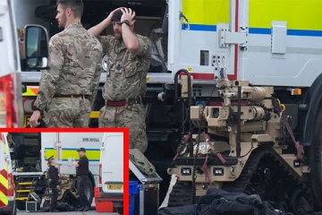 இங்கிலாந்தில் வீடொன்றின் முன் குவிந்த வெடிகுண்டு நிபுணர்கள்: 130 வீடுகளில் வாழ்வோர் வெளியேற்றம்