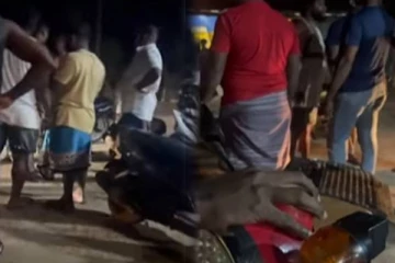 பொலிஸ் உயர் அதிகாரியின் காட்டுமிராண்டித்தனம்... இருவர் வைத்தியாலையில் அனுமதி!