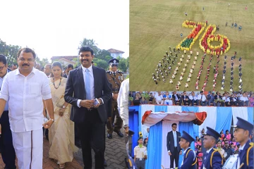 கிழக்கு ஆளுநர் தலைமையில் மட்டக்களப்பில் இடம்பெற்ற சுதந்திரதின நிகழ்வு