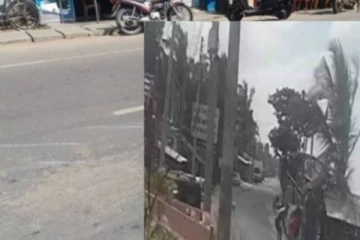 இளைஞனை கம்பிகளால் தாக்கி வீதியில் இழுத்து சென்ற 3 பேர் கொண்ட கும்பல்