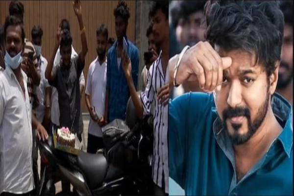 அண்ணா வெளியே வாங்க - நடிகர் விஜய் வீட்டில் குவிந்த ரசிகர்கள்! | Vijay Actor Birthday Fans Waiting In House