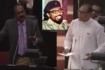 රෝහණ විජේවීරගේ පවුල ගැන ඇසූ ප්‍රශ්නයෙන් පාර්ලිමේන්තුව උණුසුම් වෙයි - දයාසිරි අණ්ඩුව සමග පැටලේ