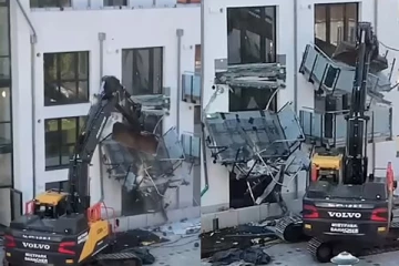 செய்த பணிக்கு ஊதியம் தராததால் பணியாளர் ஏற்படுத்திய சேதம்: வெளியான வீடியோ