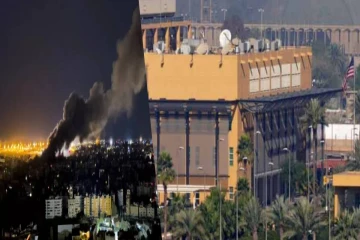 ஈராக்கிலும் பதற்றம்! அமெரிக்க தூதரக அதிஉயர் பாதுகாப்பு வலயத்தில் ஏவுகணை தாக்குதல்