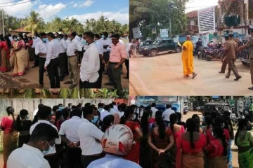 தமிழர் பகுதியில் தேரரின் கொட்டத்தை அடக்குங்கள்! வெடித்த போராட்டம்